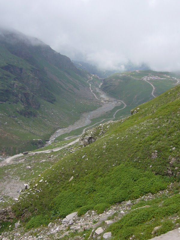 The road ahead, once we get past the icy hairpin bends.